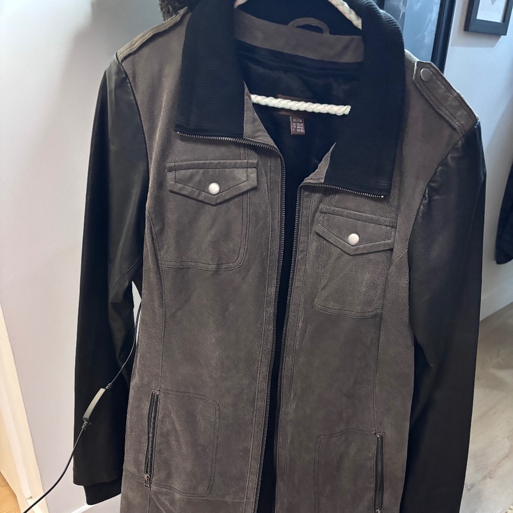 Danier Gray and Black jacket